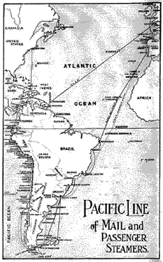 PSNC steamer routes 1917